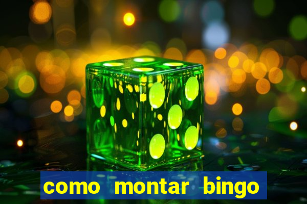 como montar bingo brinquedos toia