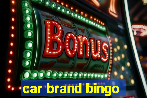 car brand bingo