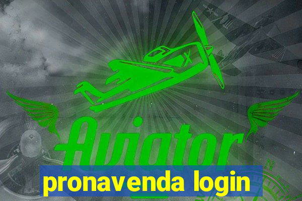 pronavenda login