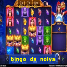 bingo da noiva para imprimir