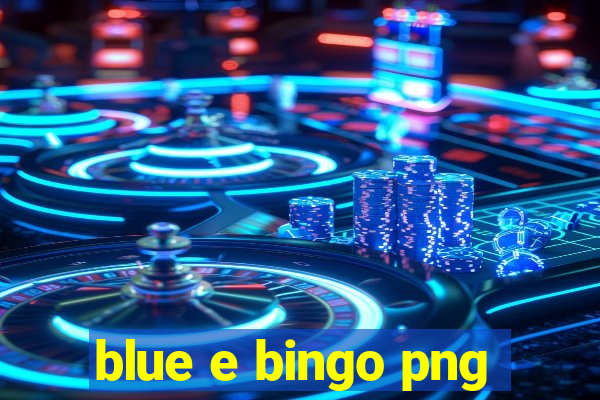 blue e bingo png