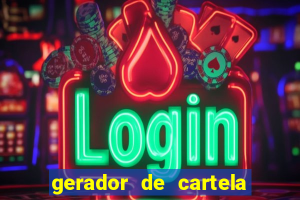 gerador de cartela de bingo