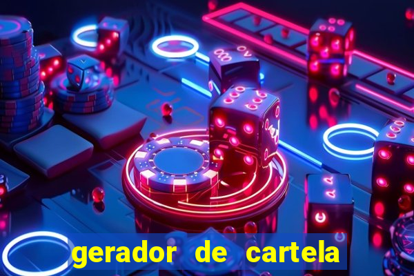 gerador de cartela de bingo