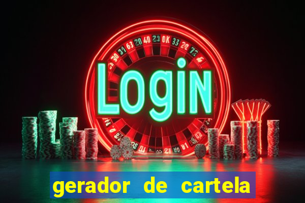 gerador de cartela de bingo