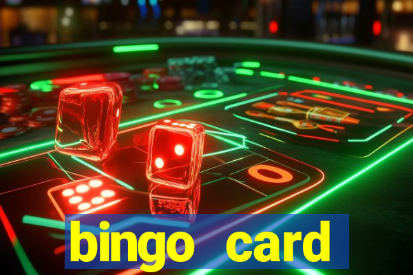 bingo card generator with pictures