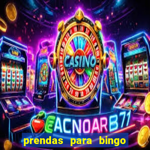 prendas para bingo de natal