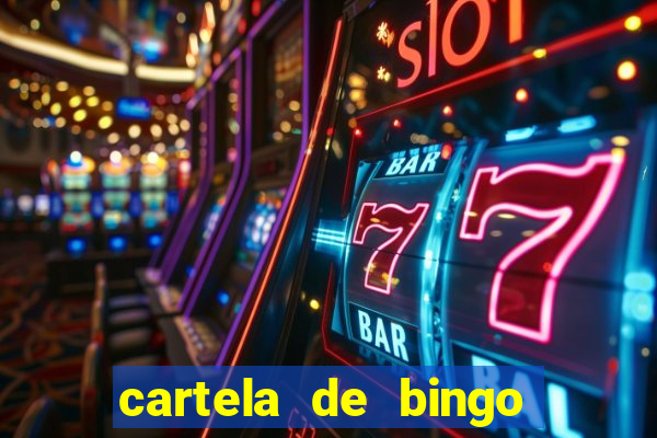 cartela de bingo cha de panela