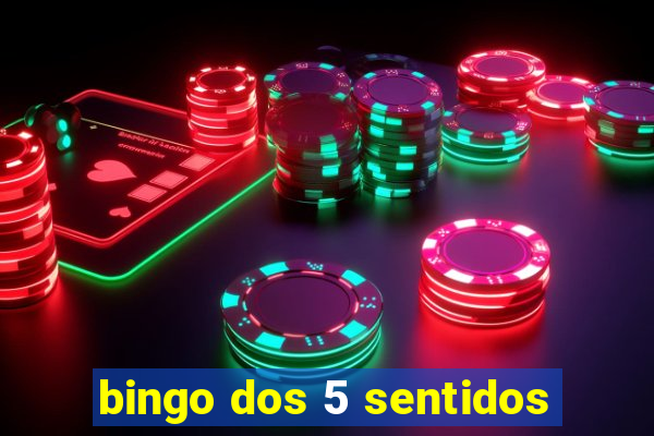 bingo dos 5 sentidos