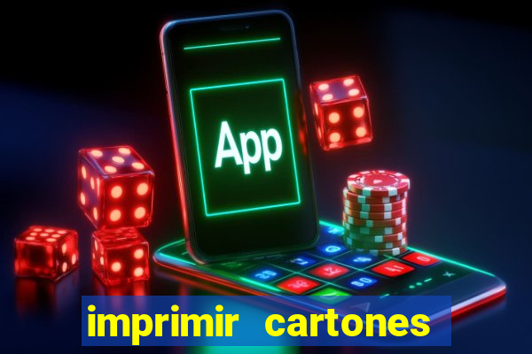 imprimir cartones de bingo