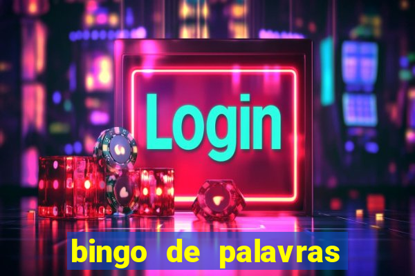 bingo de palavras de natal