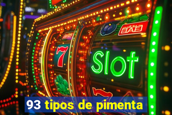 93 tipos de pimenta