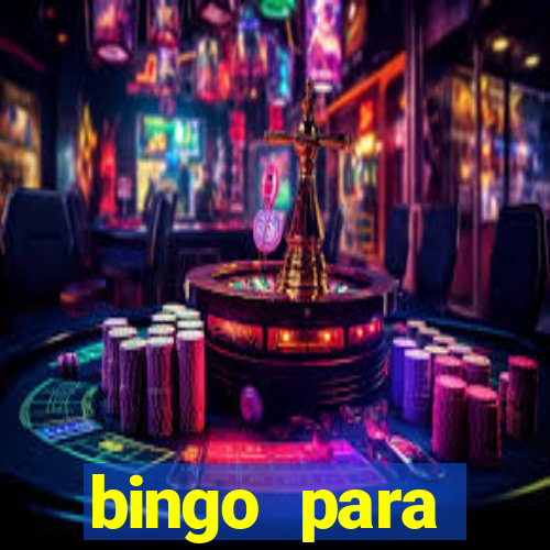 bingo para despedida de solteira para imprimir