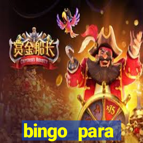 bingo para despedida de solteira para imprimir