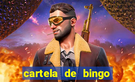 cartela de bingo pra imprimir