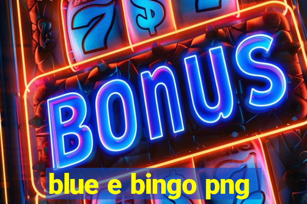 blue e bingo png