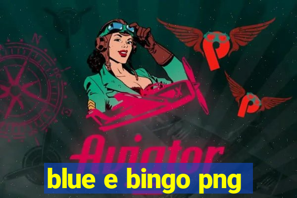 blue e bingo png