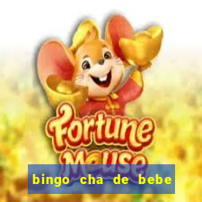 bingo cha de bebe cartelas para imprimir