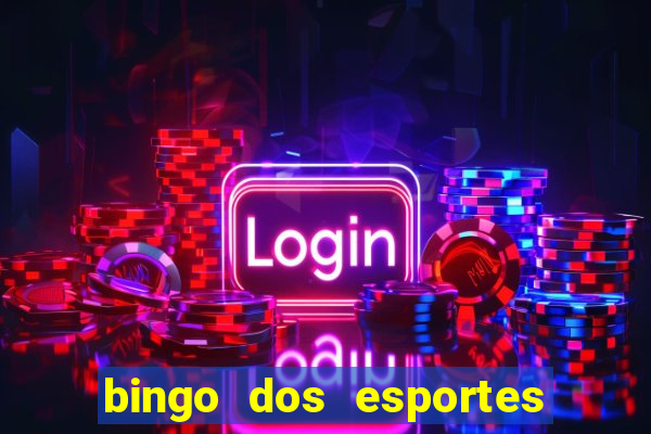 bingo dos esportes para imprimir