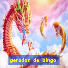 gerador de bingo cha de bebe