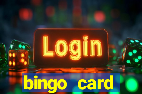 bingo card generator with pictures