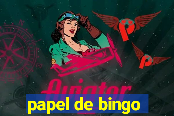 papel de bingo