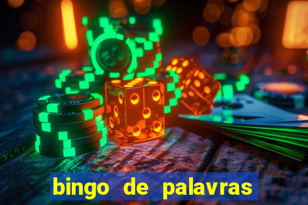 bingo de palavras de natal