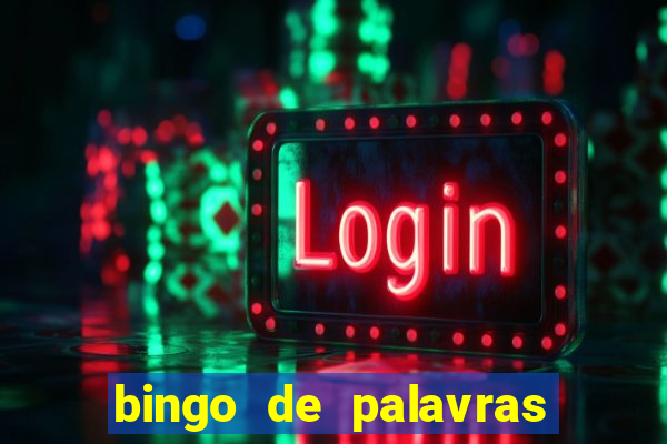 bingo de palavras de natal