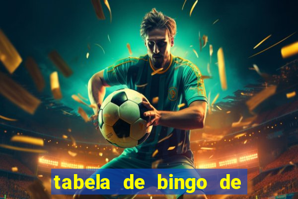 tabela de bingo de 1 a 100