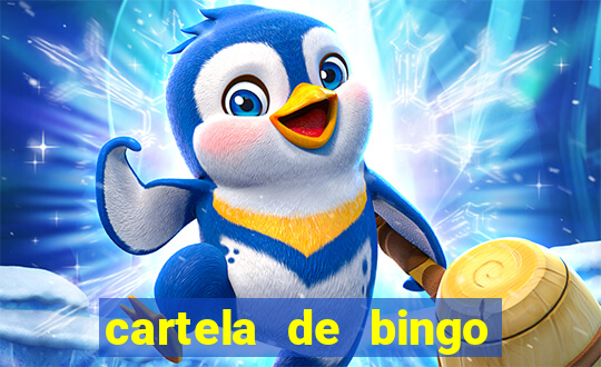 cartela de bingo cha de bebe