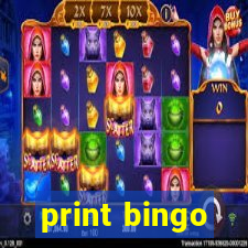 print bingo