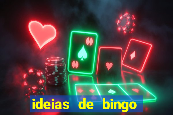ideias de bingo para o natal