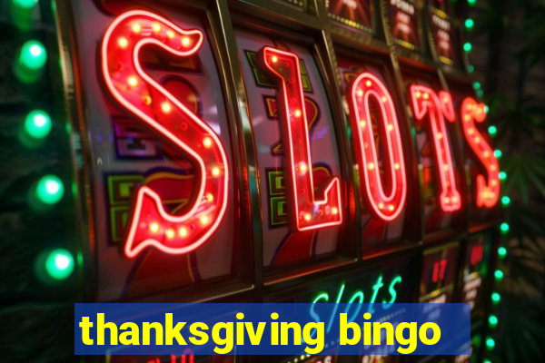 thanksgiving bingo